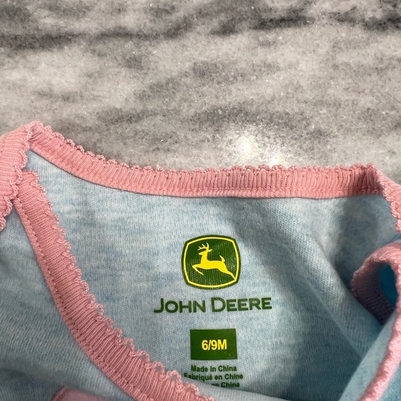 John Deere Girls Onesie Size 6-9 Months NWT - Picture 7 of 9